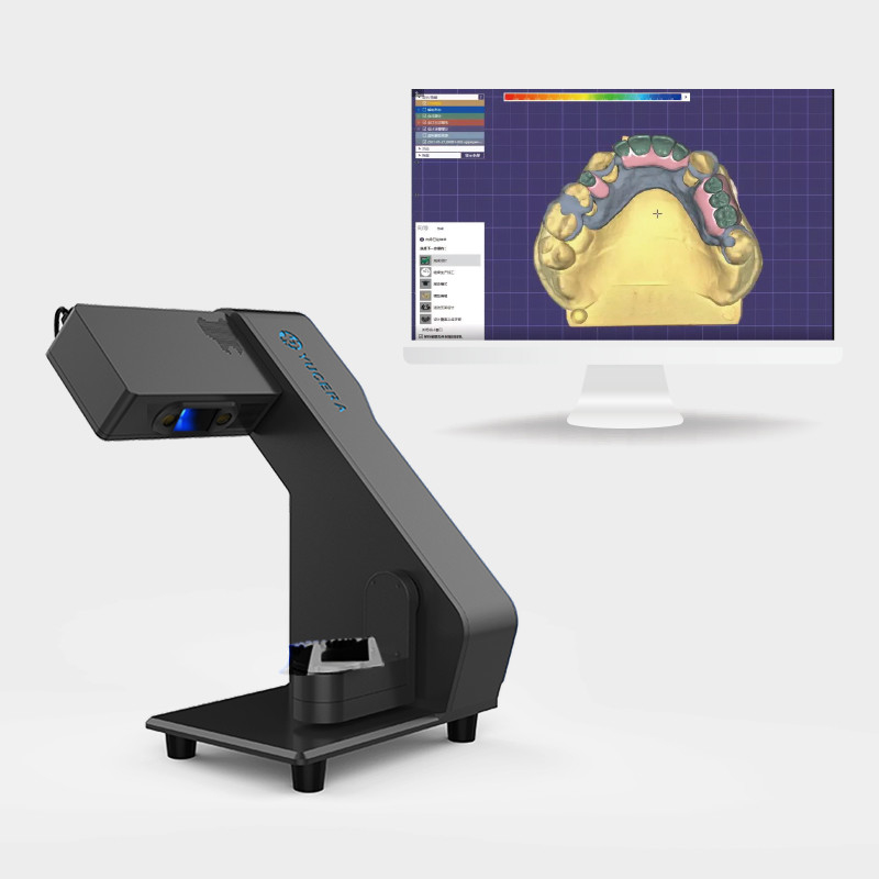 YUCERA Diş Laboratuvarı Tarayıcısı CAD CAM 3D Otomatik Tarama 20s Tarama Zamanı 2 x 3.0MP Kamera Çözünürlüğü