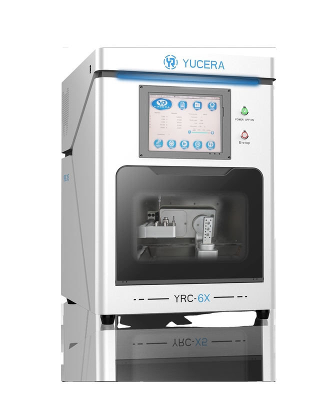 Yucera YRC-6X 5 Eksenli Islak Diş Freze Makinesi CAD CAM Laboratuvarları için