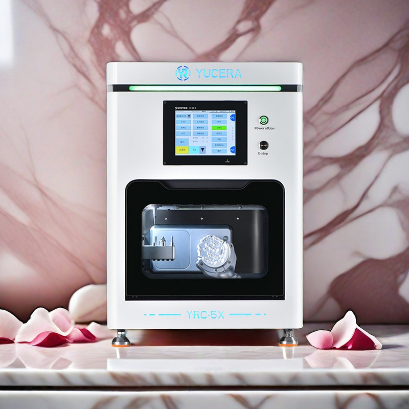 5 Axis Dental Milling Machine 60,000 RPM 7 Tool Capacity for Zirconia