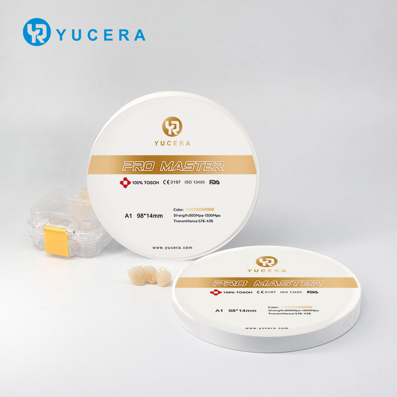 100% TOSOH Powder Yucera-ProMaster Multilayer Zirconia Block  CAD CAM Dental Materials for Dental Lab