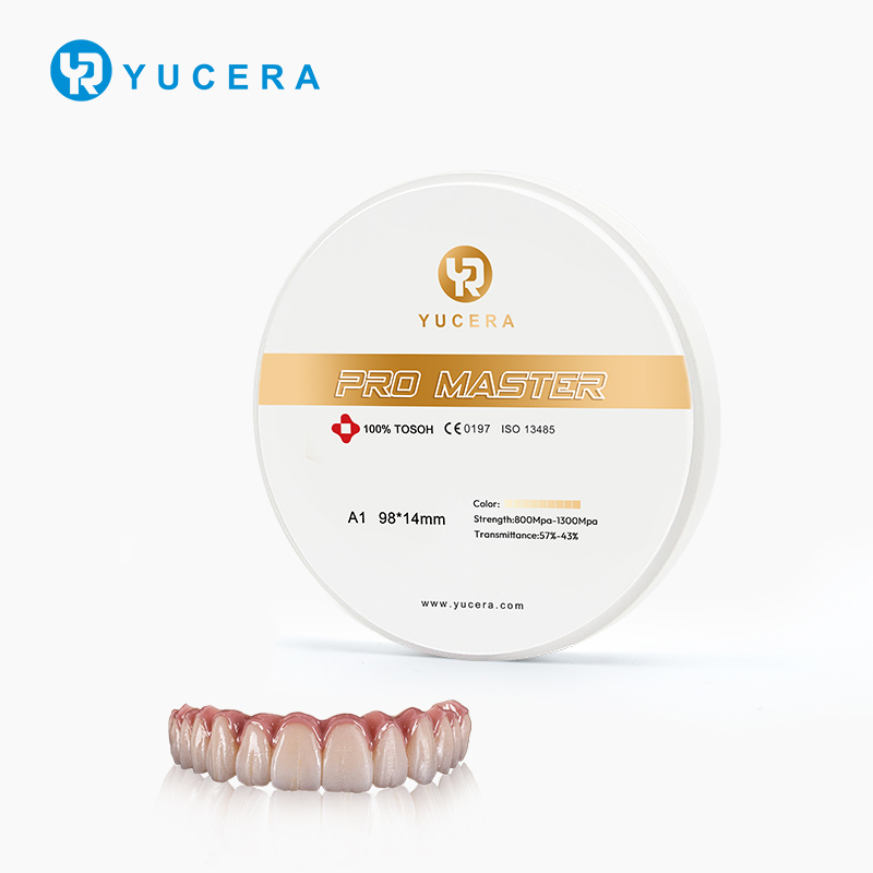 100% TOSOH Powder Yucera-ProMaster Multilayer Zirconia Block  CAD CAM Dental Materials for Dental Lab