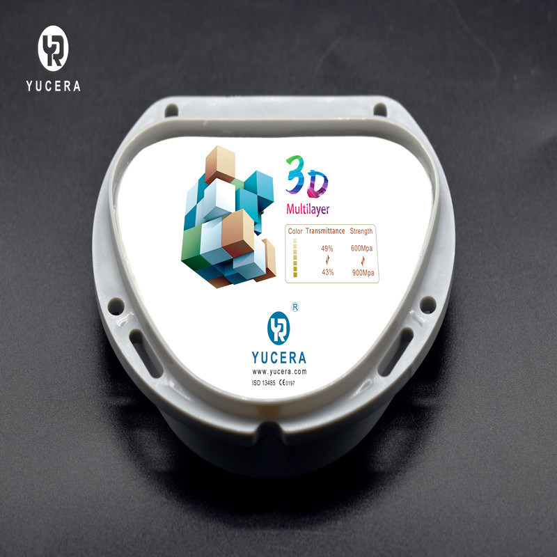 Yucera Dental 3D-Plus Zirconia AG System Cad Cam Dental Zirconia Bloque Para Lab