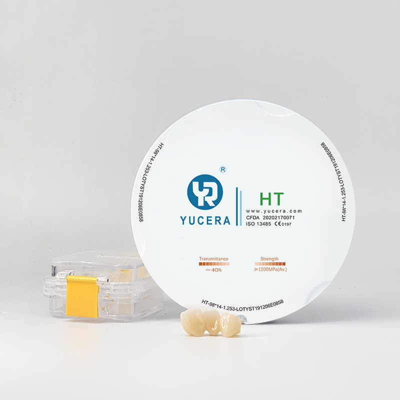 YUCERA HT 98mm/open Dental Zirconia Blocks Zirconia Blank Zirconia Ceramic Shenzhen Ce White UT Dental Amalgam Capsule Price 40%