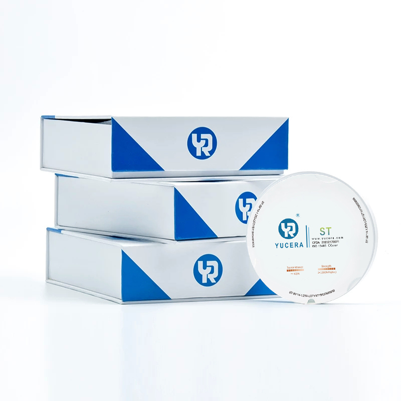 YUCERA  ST White Zirconia Block Dental Zirconia Discs Teeth  White Block Online Technical Support 5 Years Class II CE ISO