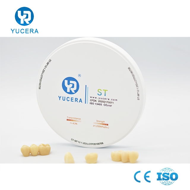 Yucera ST White Zirconia Block  Dental Materials for Lab and Dealer