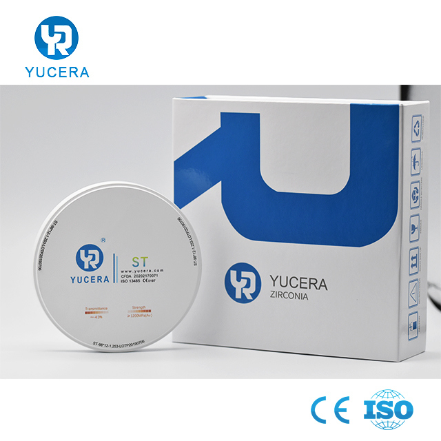 Yucera ST White Zirconia Block  Dental Materials for Lab and Dealer