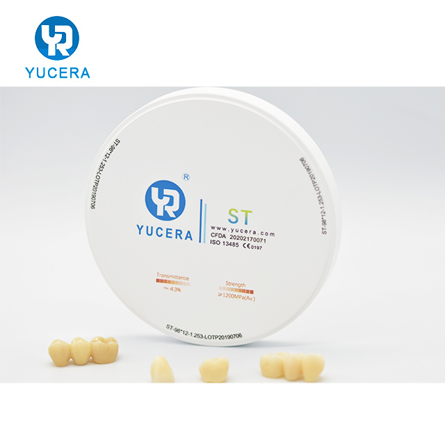 Yucera ST White Zirconia Block  Dental Materials for Lab and Dealer