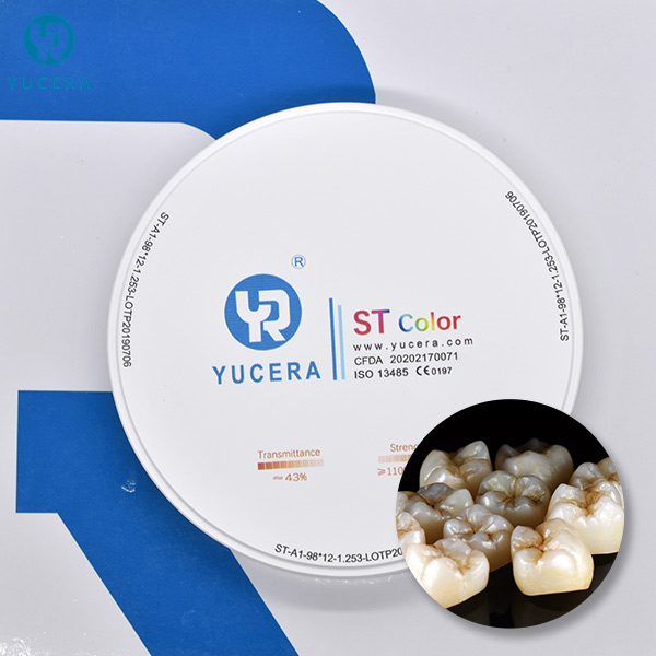 ST-Color Zirconia Dental Block and Cad Cam Dental Milling Machine Used in Dental Zirconia Disc