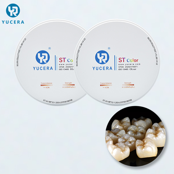ST-Color Zirconia Dental Block and Cad Cam Dental Milling Machine Used in Dental Zirconia Disc