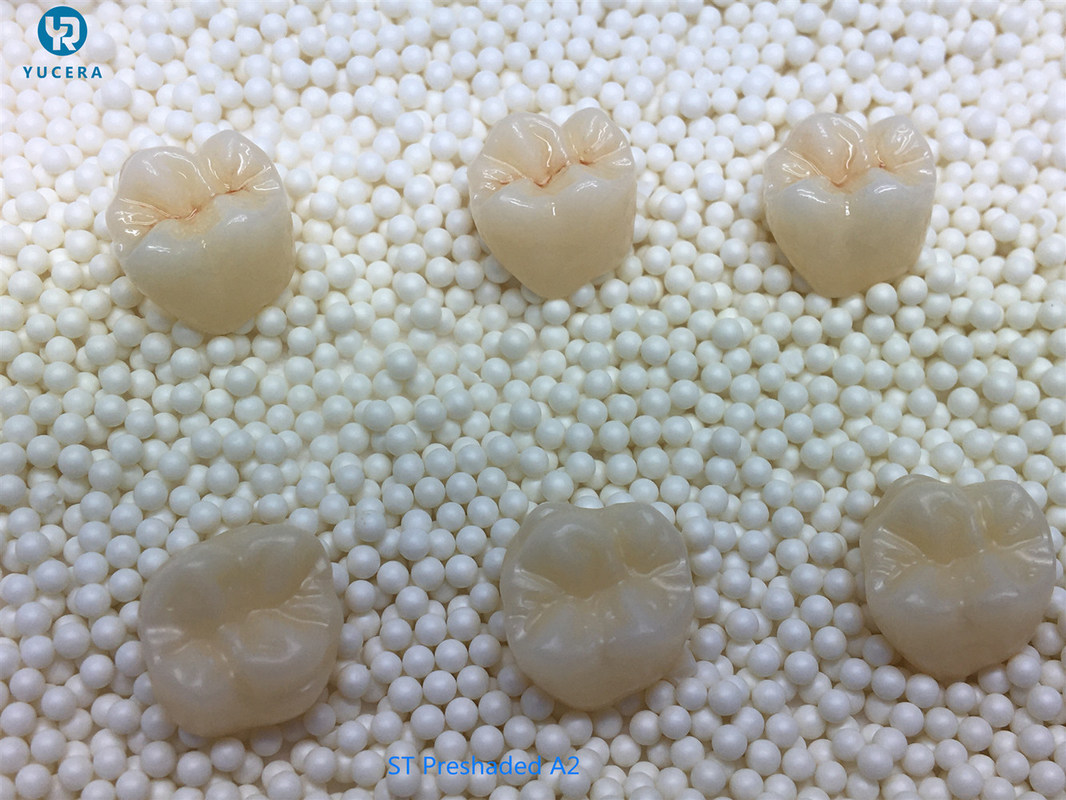 Cad Cam Ceramic Blocks Zirconia Dental Laboratory for Porcelain False Teeth Preshaded Zirconia Block in ST Color