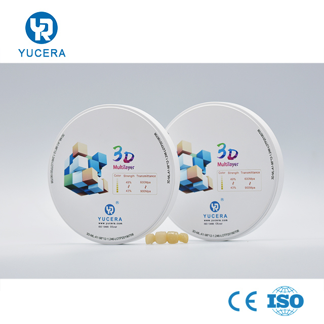 Dental Consumable Dental Zirconia Block Price 3d Plus Zirconia Dental Block Ceramic for Cad Cam