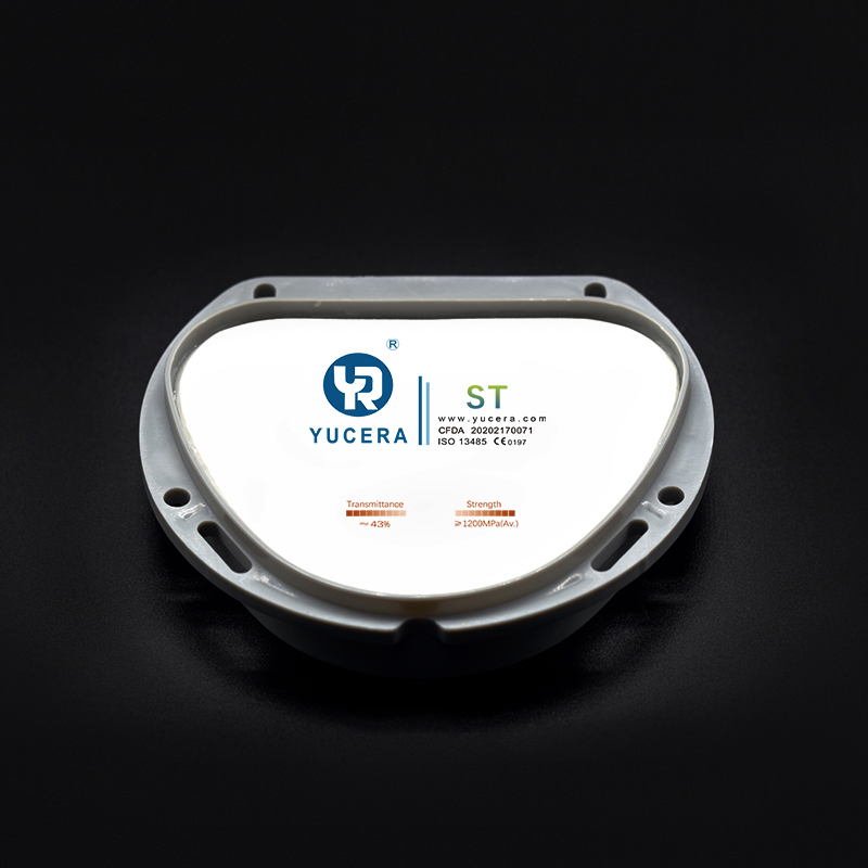 Yucera CE Approved Dental Materials ST White Zirconia Ceramic Block Zirconio Dental Zirconias Blocked