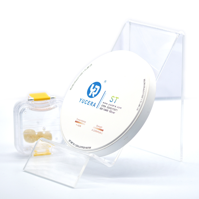 Yucera CE Approved Dental Materials ST White Zirconia Ceramic Block Zirconio Dental Zirconias Blocked