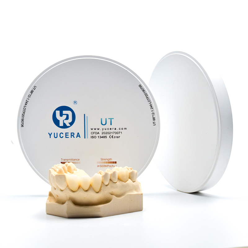 Yucera UT White Multilayer Construction Durable Ceramic Blocks the Dentist's Choice for Strength and Aesthetics