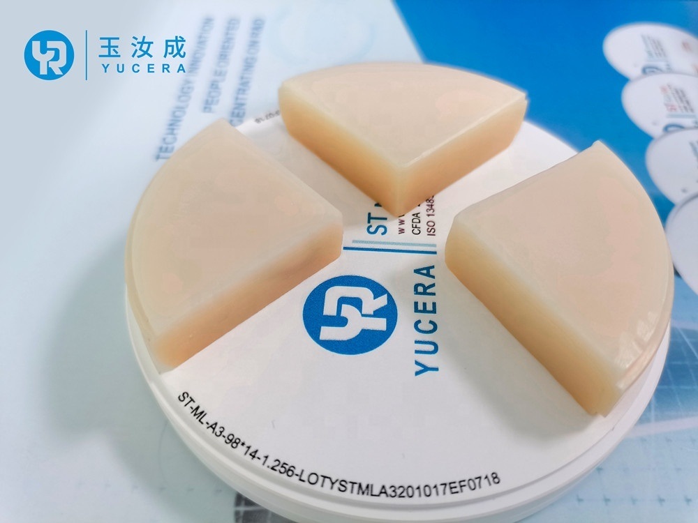 Dental Zirconia Block for Dental Lab Cad Cam Milling Zirconia Block Yucera ST Color Zirconia Block