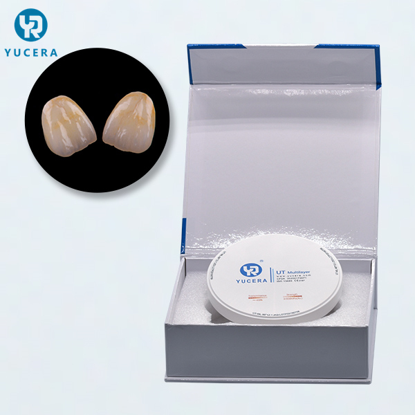 Yucera Zirconia Blocks UT 98*10mm  Multilayer Zirconia Block Dental Material for Milling Machine