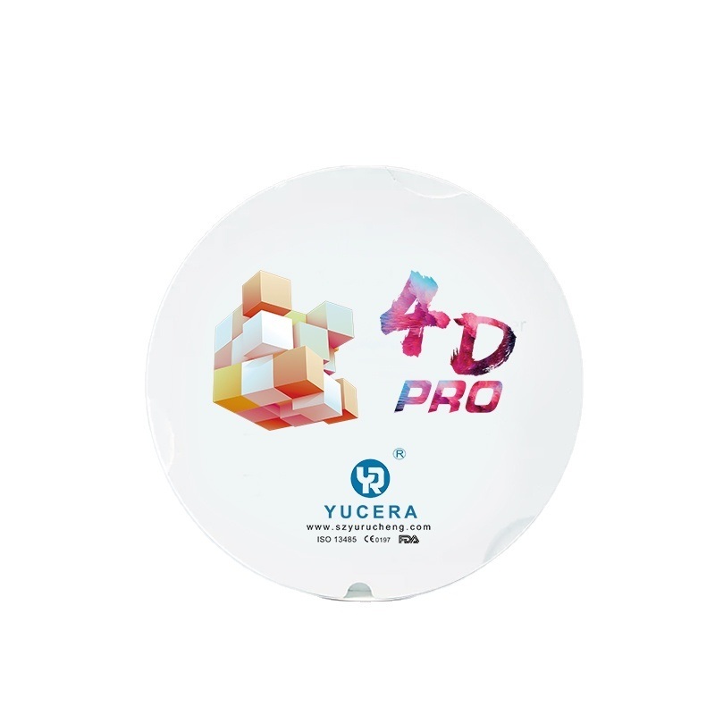 Yucera 4d Zirconia Dental Block Dental Cadca, Milling Material Milling Zirconia Block 4d Multilayer Zirconia