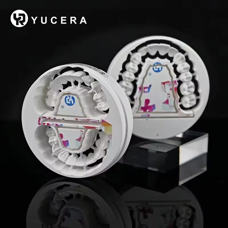 Yucera Cad Dental Translucent Lab Electric Accessories 4D Pro Sht Multilayer Zirconia Block