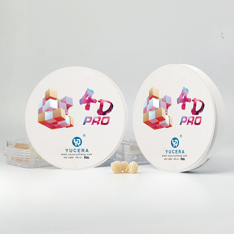 Printing 14mm Open System CAD CAM Dental Zirconia Blocks 4D Explore Multilayer Ceramic Blocks