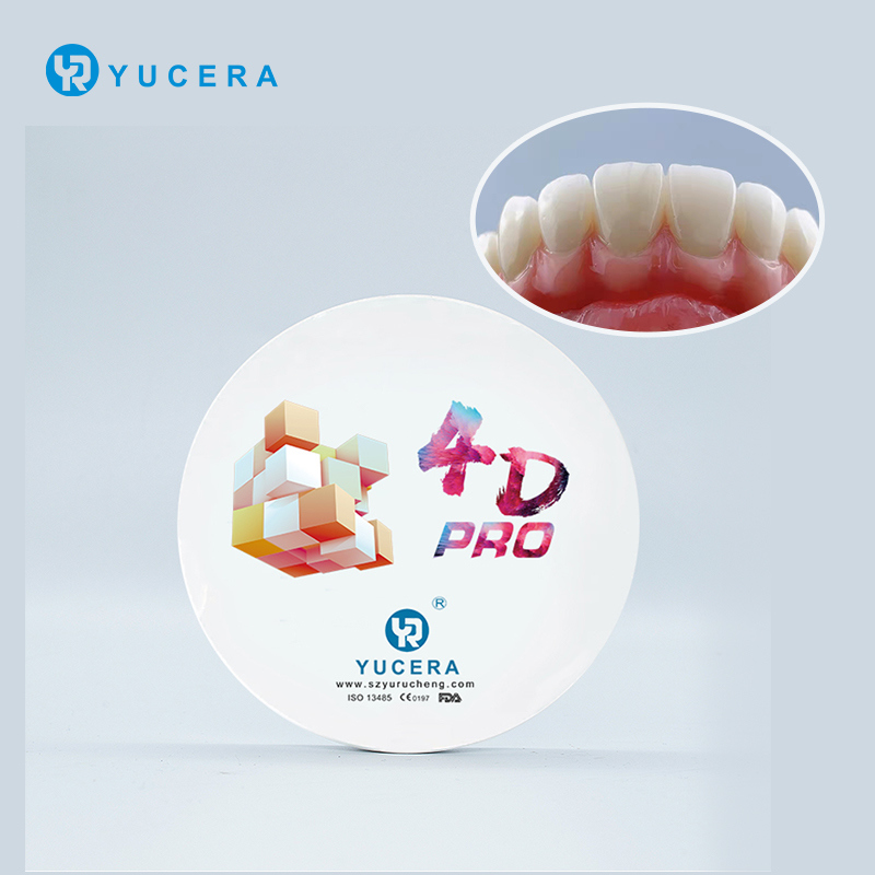 Yucera 4D Plus Multilayer Zirconia Block Explore with CE ISO Dental Zirconia Multilayer Open System