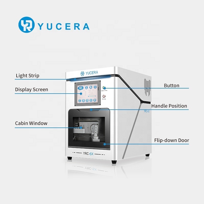 Yucera YRC-6X 5 Axis Wet Dental Cad Cam Cnc Dental Milling Machine for Lab