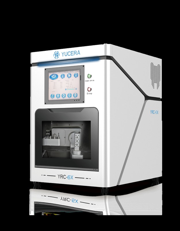 Yucera 5 Axis Zirconia Dental Machine Wet Milling Dental  Cad Cam Milling Machine for Lithium Titanium