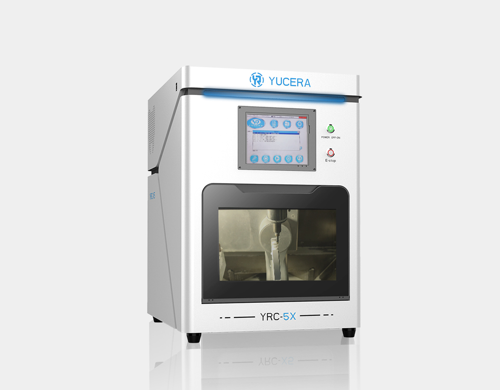 Yucera Newly Released 5 Axis Wet Dry Zirconia Milling Machine for Dental CAD CAM Blocks