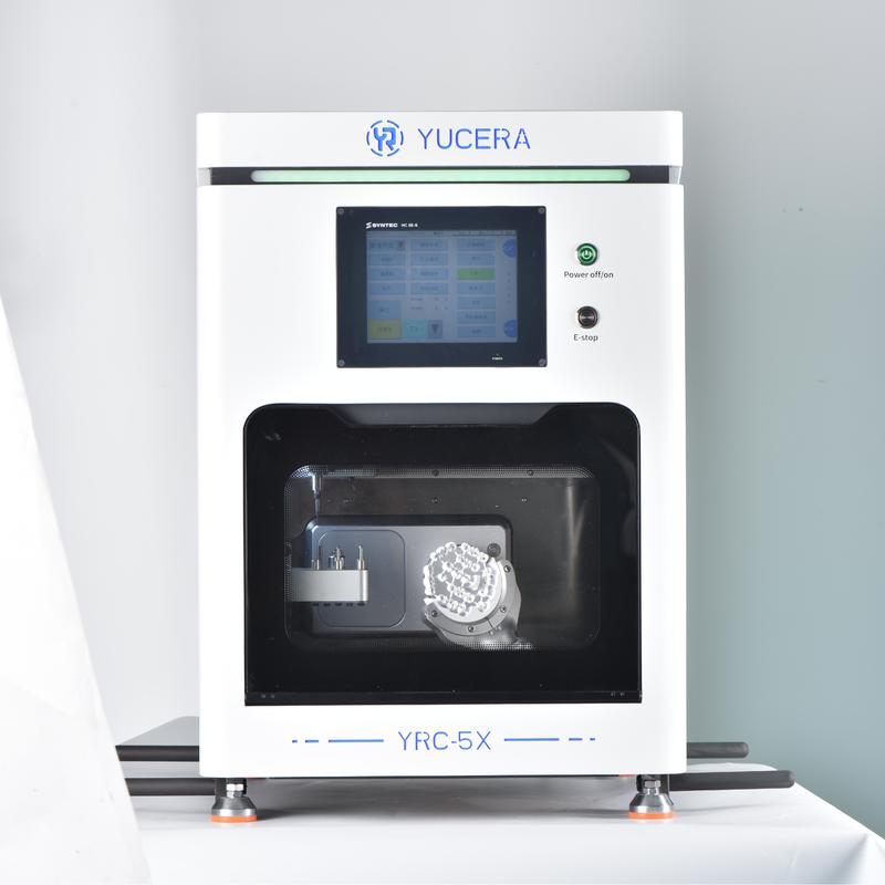 Yucera Çok Fonksiyonlu Diş Laboratuvarı Ekipmanı 5 Eksenli CNC Freze Makinesi Zirkonya Metal CAD CAM için