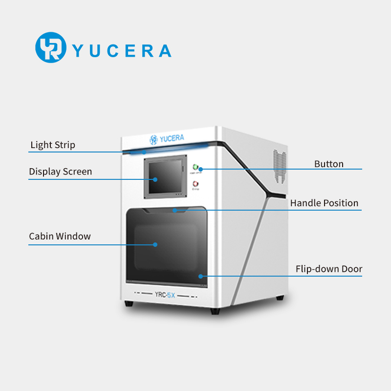 Yucera Factory Price Lab Dental Milling Machine 5 Axis Universal Cad Cam for Metal Dental Milling Machine