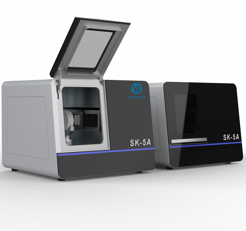 Stabilite Kaliteli CAM CAD Diş Freze Makinesi Yucera Sk-5A 5 Eksenli Diş Freze Makinesi