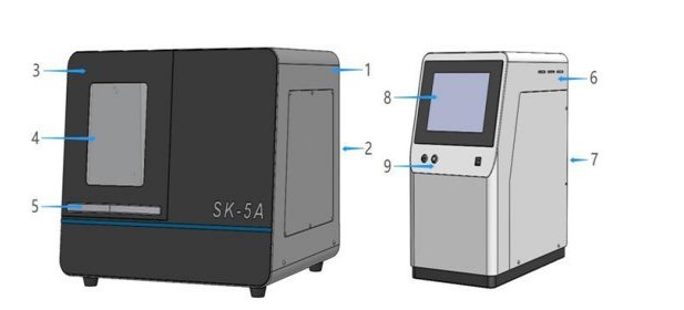 Yucera 5 Eksen Cad Cam Diş Freze Makinesi Laboratuvar için CNC Fresadora Cadcam Dental