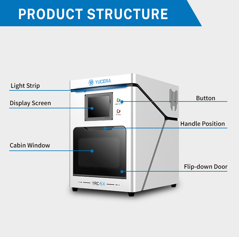 Yucera YRC-5X 5 Axis Minin Dental Cad Cam Cnc Milling Machine Dental Equipments for Lab