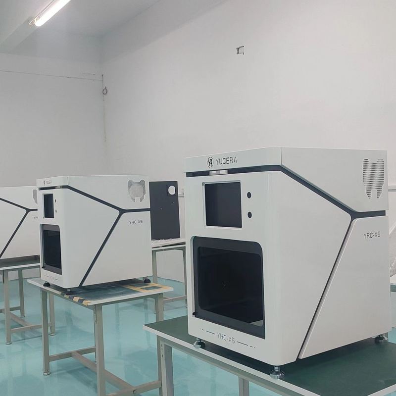Yucera YRC-5X - 5 Eksenli Cad Cam Diş Freze Makinesi Sıcak CADCAM Diş Zirkonyası İle Diş Laboratuvarı Diş Freze Makinesi
