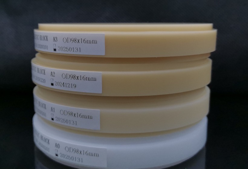 Yucera Pmma Çok Katmanlı 98mm Diş Malzemeleri Ürünleri CAD CAM Pmma Disk