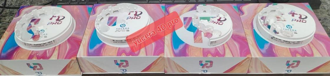Yucera 4D Pro 95mm Diş Zirkonyum Bloğu Çeşitli Diş Restorasyon Çözümleri İçin Uygun Hassas Boyutlar
