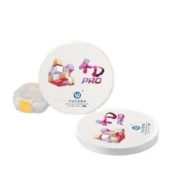 Diş Zirkonyum Bloğu YUCERA 4D Pro (1200MPa/43-57% Geçirgenlik) | 6 Katmanlı Biyomimetik Teknoloji