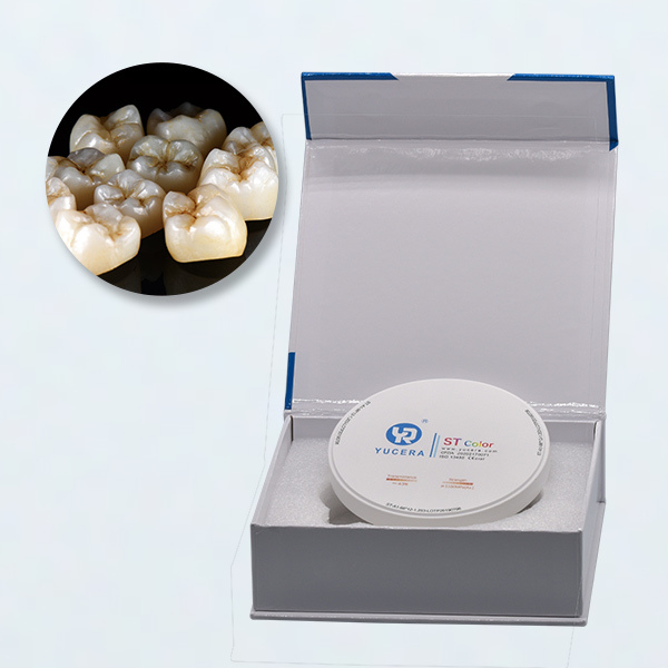 Yucera ST color 3D Multilayer Zirconia Block - Precision - Engineered for CAD/CAM Dentistry
