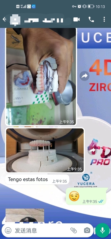 Profesyonel Diş Laboratuvarları için Yucera 4D Pro Zirkonya Bloğu, Çoklu Özellikler Mevcut Kalite Garantili