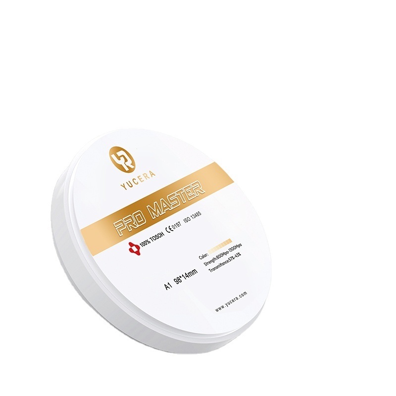 Yucera Pro Master 95mm Dental Zirkonyum Blok, Çeşitli Diş Restorasyon Çözümleri İçin Uygun Hassas Boyutlar