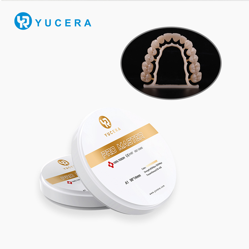 Yucera Pro Master 95mm Dental Zirkonyum Blok, Çeşitli Diş Restorasyon Çözümleri İçin Uygun Hassas Boyutlar