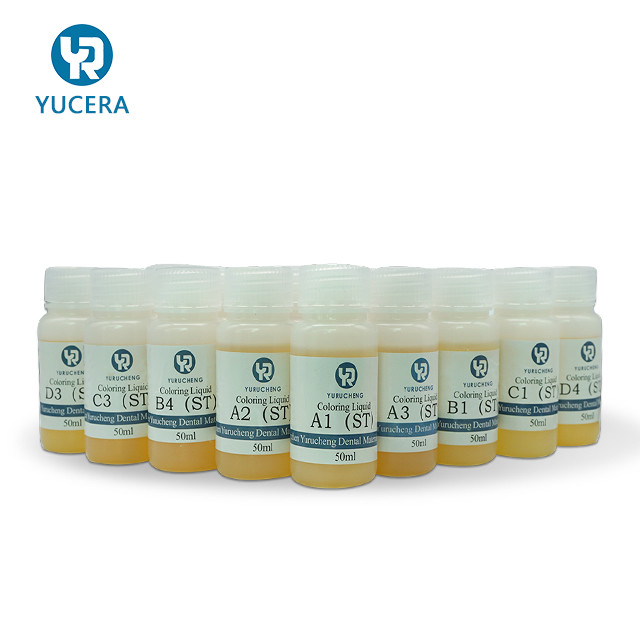 Dental Lab YUCERA C1 C2 C3 C4 Zirconia Coloring Liquid