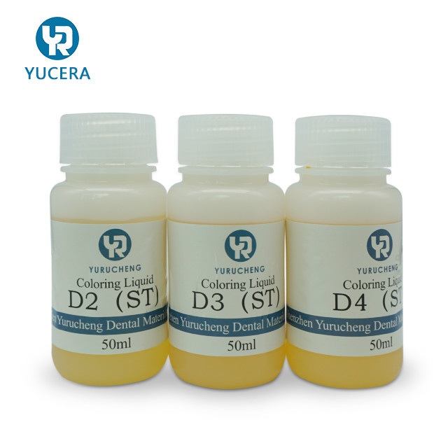 D2 D3 D4 Bottle Shape 50ml Zirconia Coloring Liquid